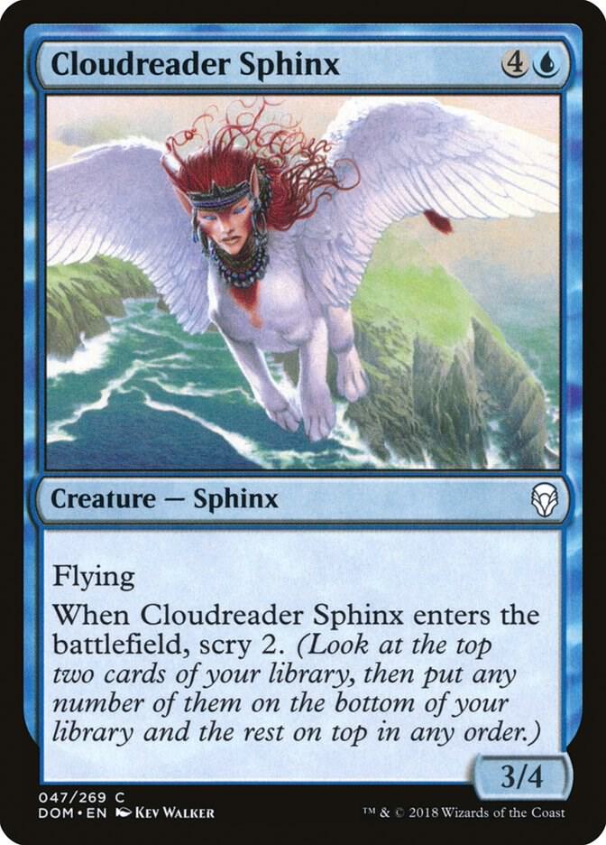 Cloudreader Sphinx 47 card from Dominaria