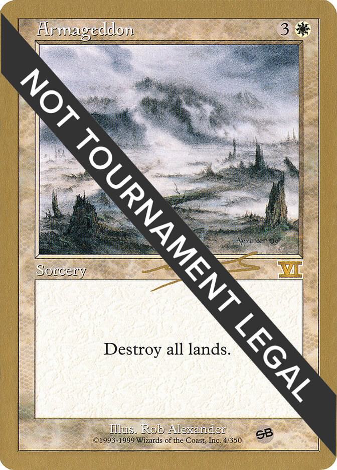 Armageddon - 2000 Nicolas Labarre (6ED) (SB) card from World Championship Decks