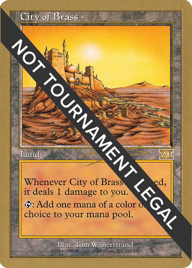 City of Brass - 2000 Nicolas Labarre (6ED) card from World Championship Decks