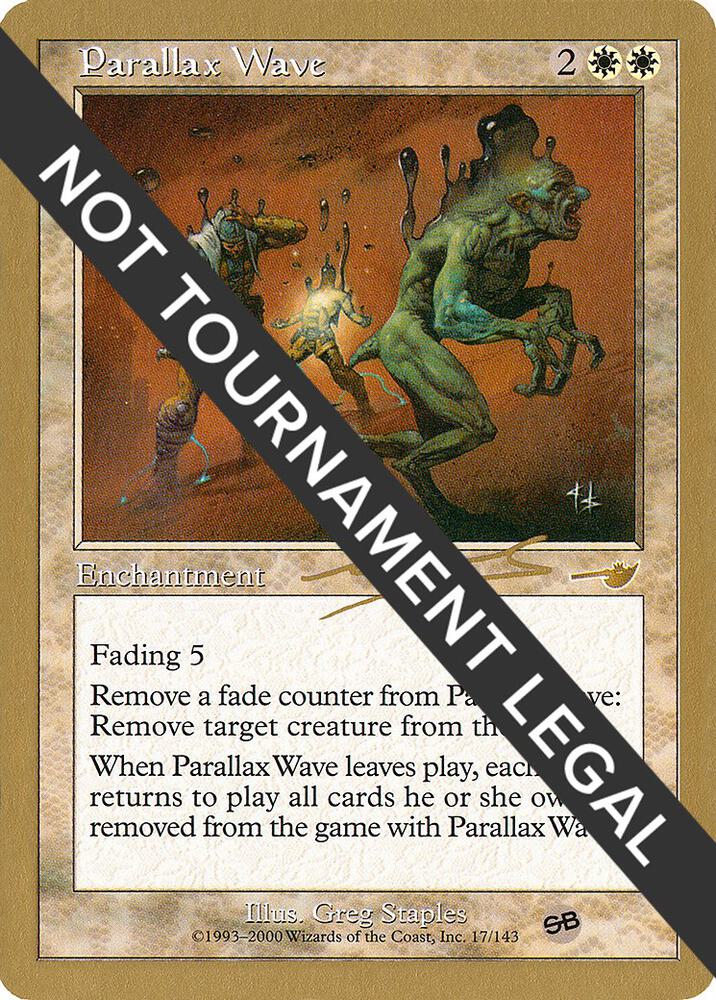 Parallax Wave - 2000 Nicolas Labarre (NMS) (SB) card from World Championship Decks