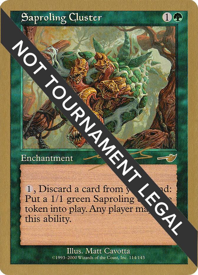 Saproling Cluster - 2000 Nicolas Labarre (NMS) card from World Championship Decks