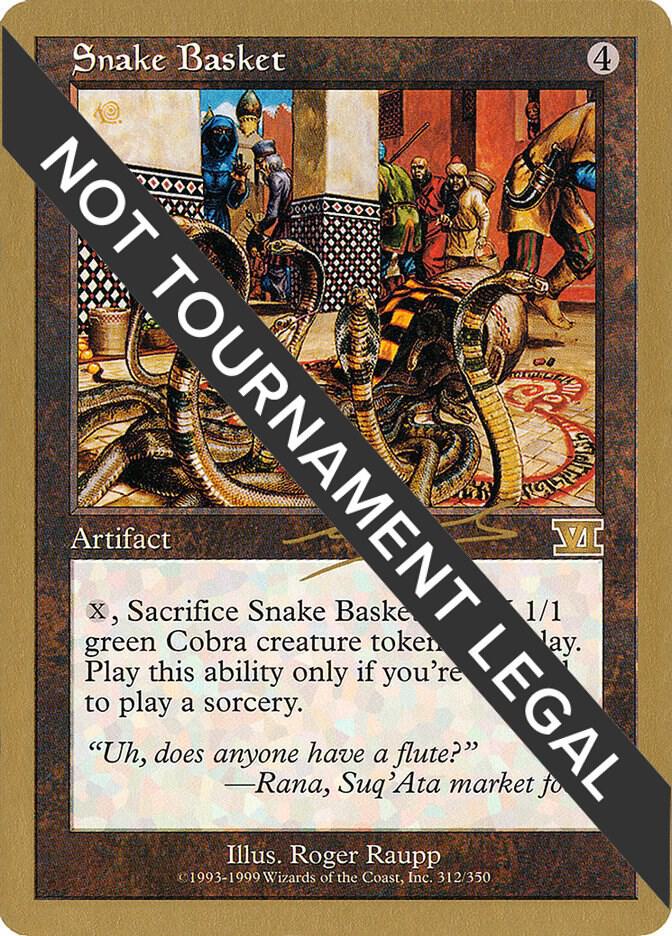 Snake Basket - 2000 Nicolas Labarre (6ED) card from World Championship Decks