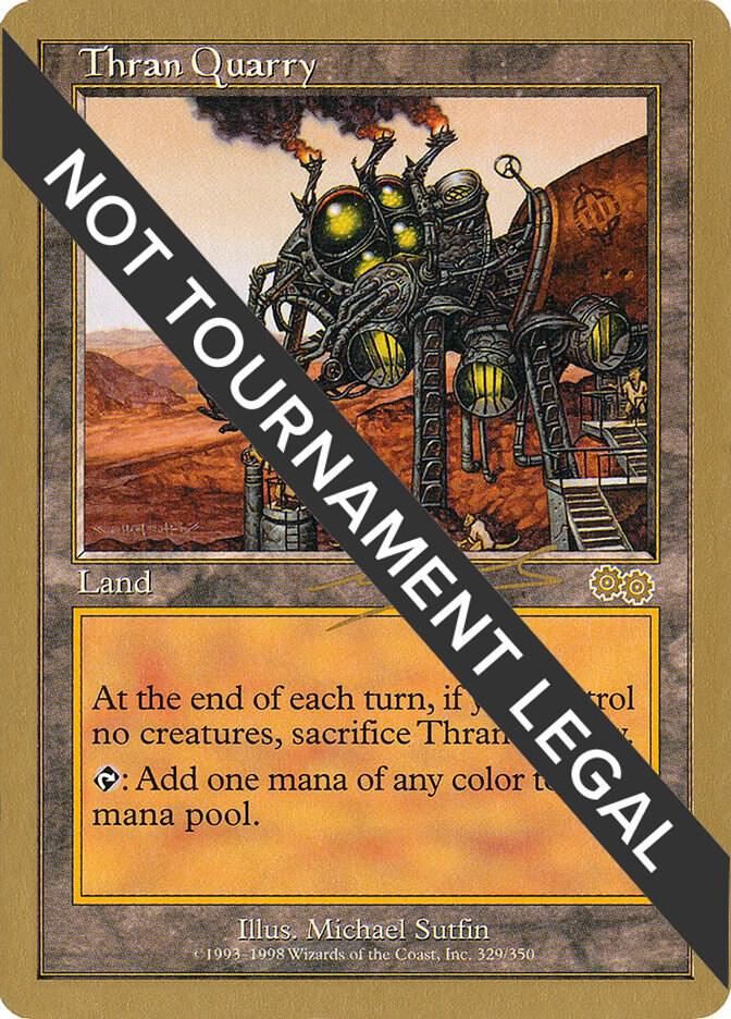 Thran Quarry - 2000 Nicolas Labarre (USG) card from World Championship Decks