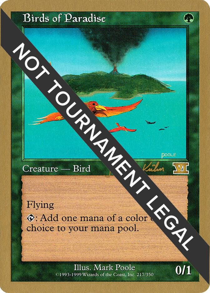 Birds of Paradise - 2000 Janosch Kuhn (6ED) card from World Championship Decks