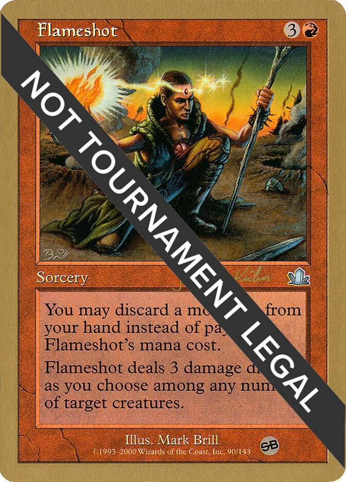 Flameshot - 2000 Janosch Kuhn (PCY) (SB) card from World Championship Decks