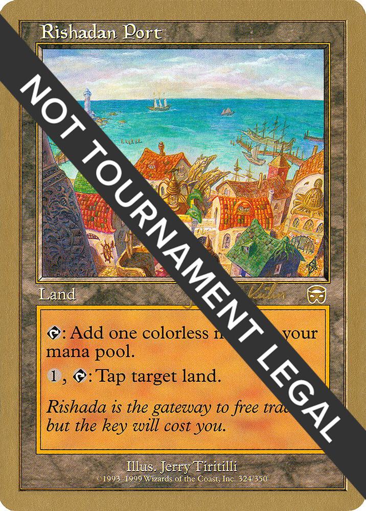 Rishadan Port - 2000 Janosch Kuhn (MMQ) card from World Championship Decks