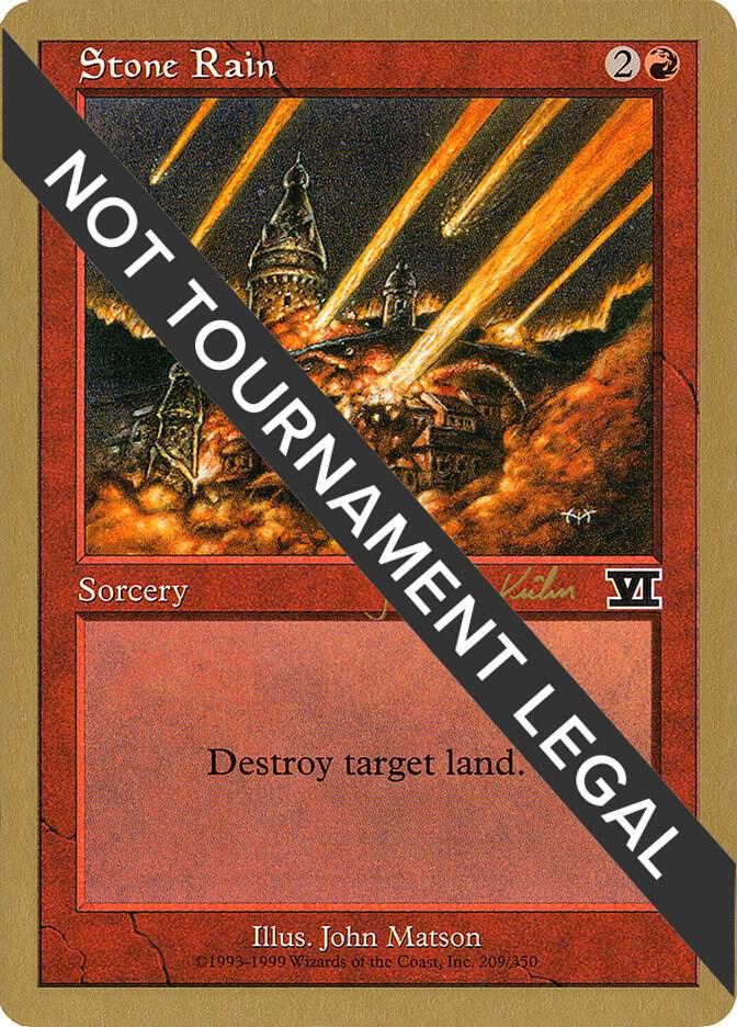 Stone Rain - 2000 Janosch Kuhn (6ED) card from World Championship Decks