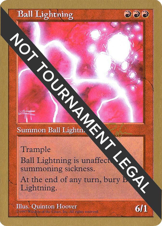 Ball Lightning - 1998 Ben Rubin (5ED) card from World Championship Decks