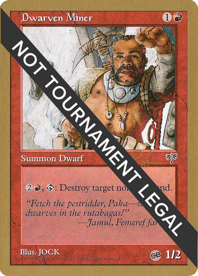 Dwarven Miner - 1998 Ben Rubin (MIR) (SB) card from World Championship Decks
