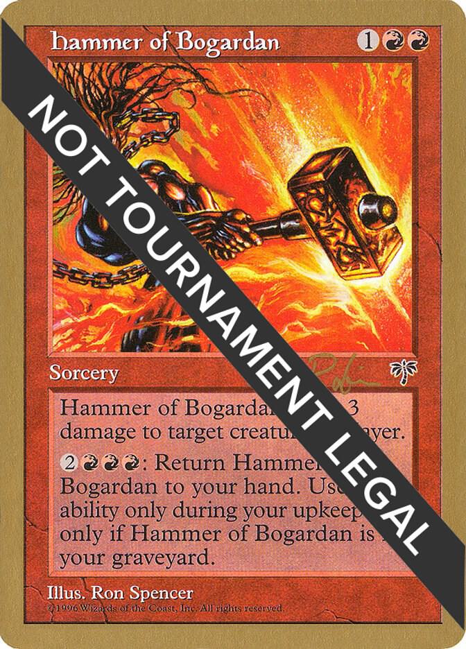 Hammer of Bogardan - 1998 Ben Rubin (MIR) card from World Championship Decks
