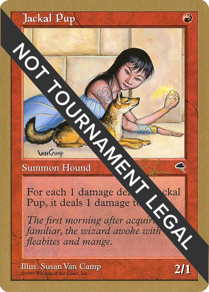 Jackal Pup - 1998 Ben Rubin (TMP) card from World Championship Decks
