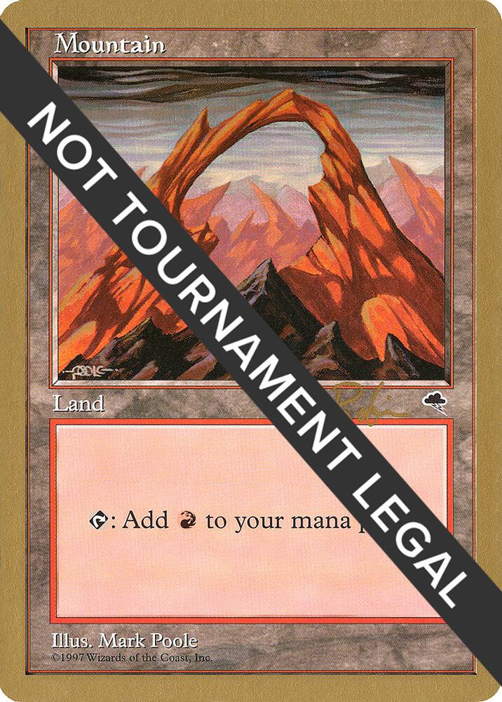 Mountain (Joined) - 1998 Ben Rubin (TMP) card from World Championship Decks