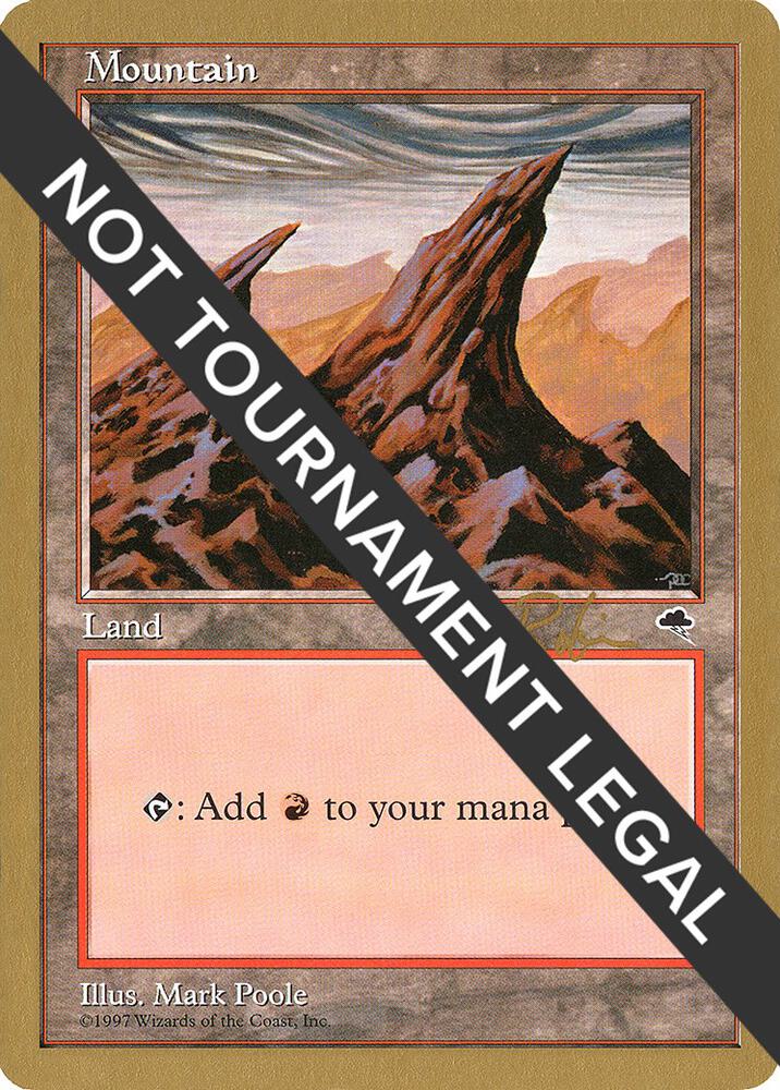 Mountain (Right) - 1998 Ben Rubin (TMP) card from World Championship Decks