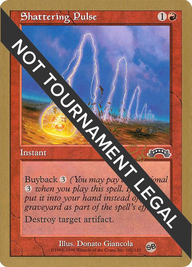 Shattering Pulse - 1998 Ben Rubin (EXO) (SB) card from World Championship Decks