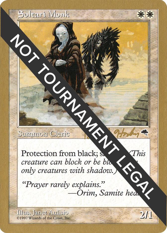 Soltari Monk - 1998 Brian Hacker (TMP) card from World Championship Decks