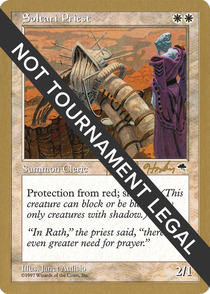 Soltari Priest - 1998 Brian Hacker (TMP) card from World Championship Decks