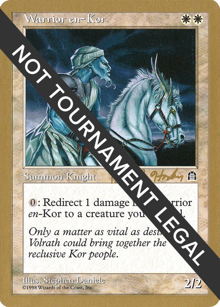Warrior en-Kor - 1998 Brian Hacker (STH) card from World Championship Decks
