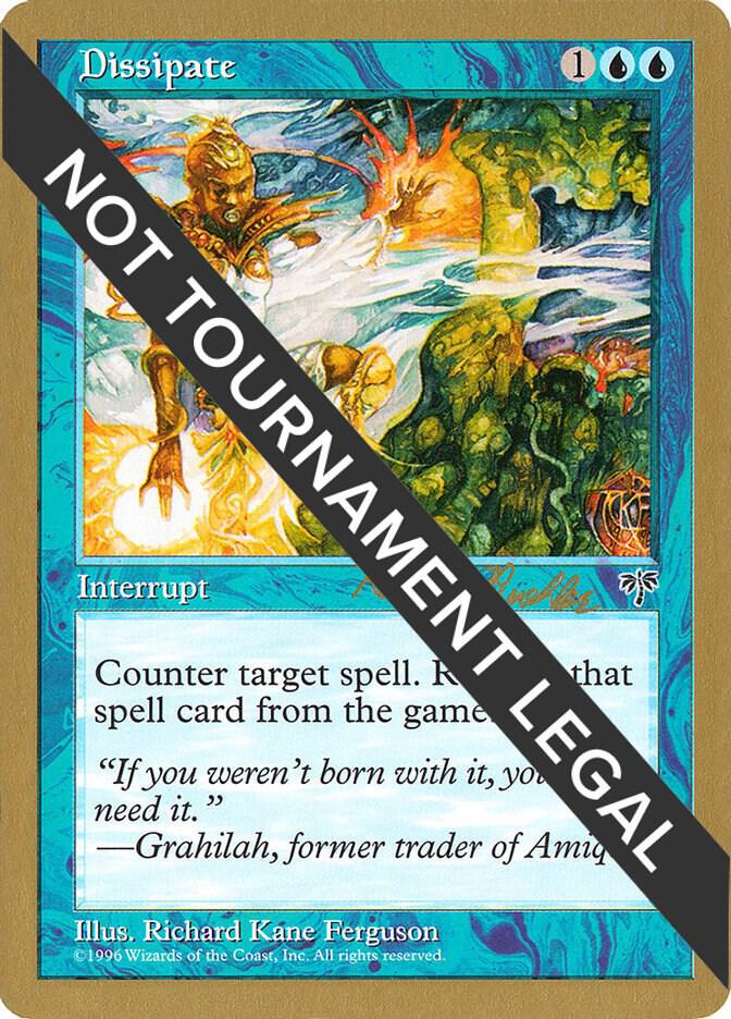 Dissipate - 1998 Randy Buehler (MIR) card from World Championship Decks