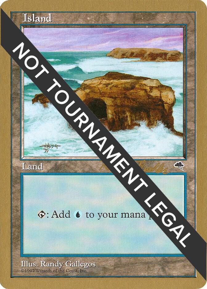 Island (Crashing Waves) - 1998 Randy Buehler (TMP) card from World Championship Decks