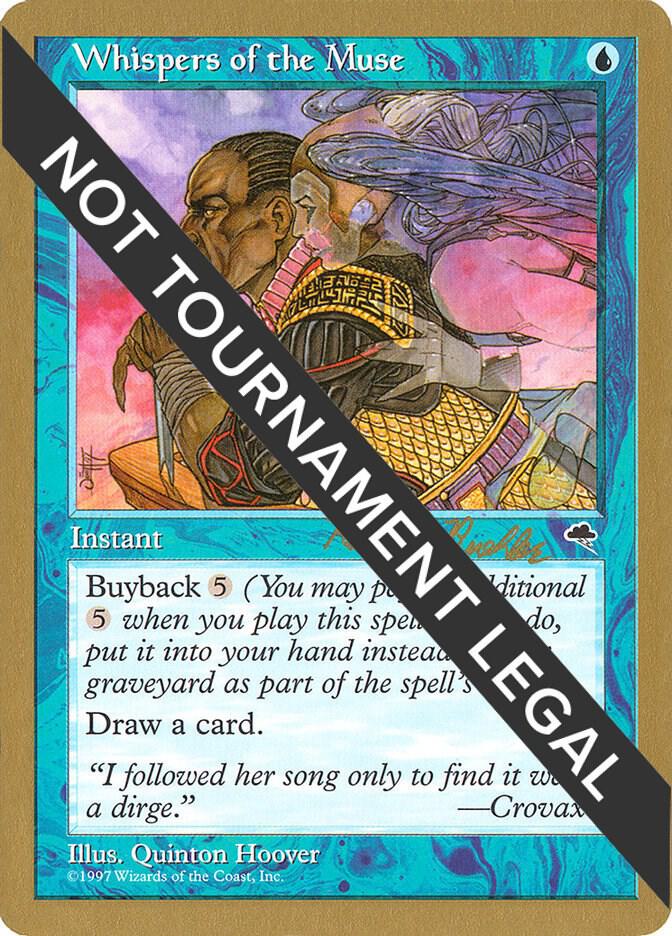 Whispers of the Muse - 1998 Randy Buehler (TMP) card from World Championship Decks