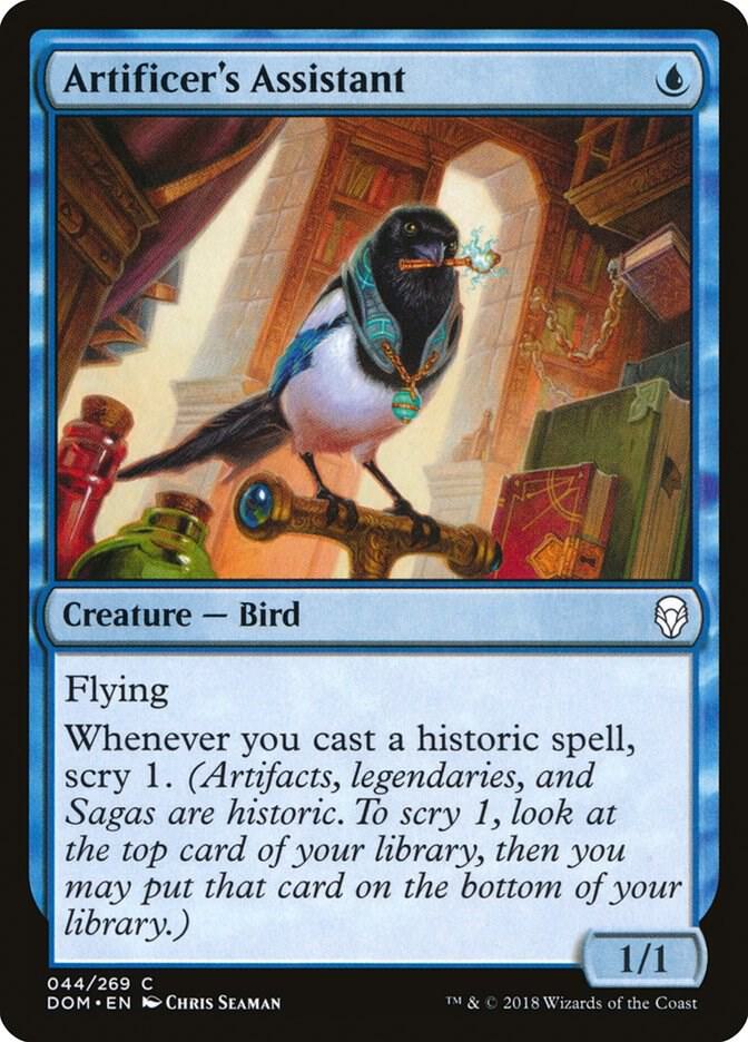 Artificer's Assistant 44 card from Dominaria