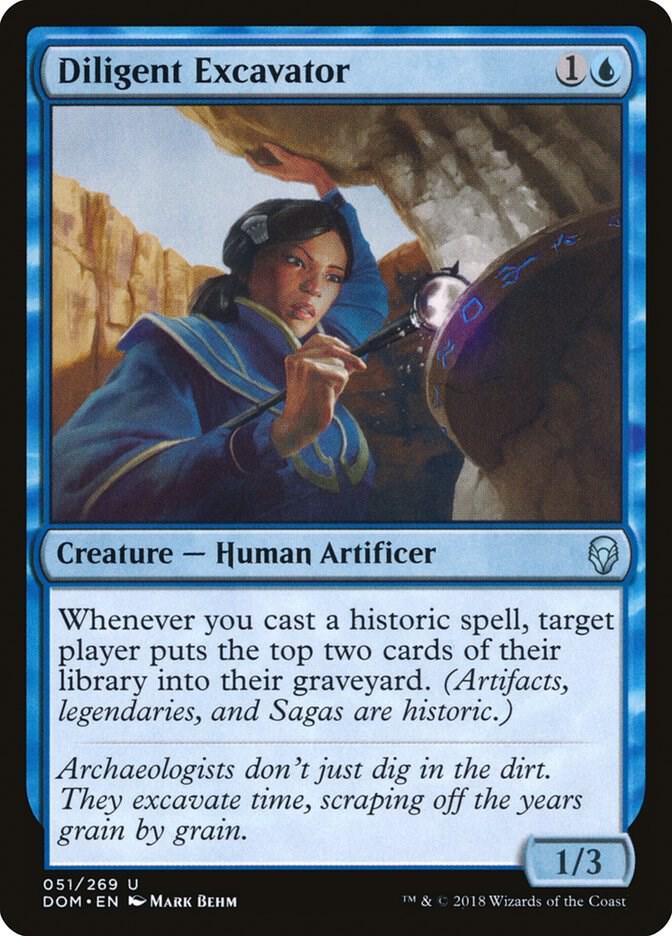 Diligent Excavator 51 card from Dominaria