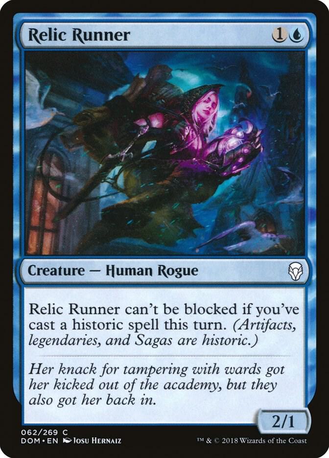 Relic Runner 62 card from Dominaria