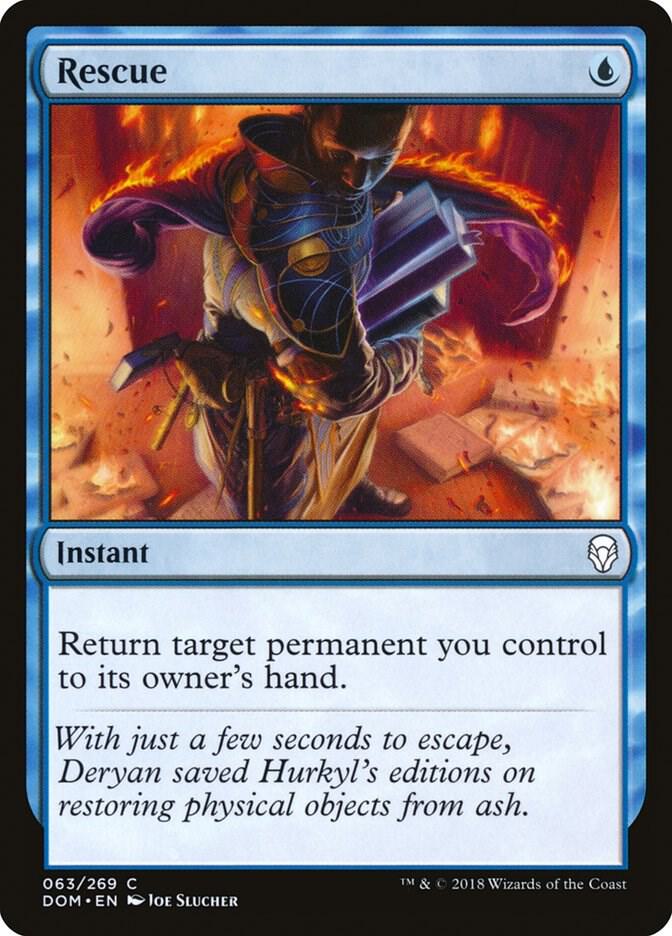 Rescue 63 card from Dominaria