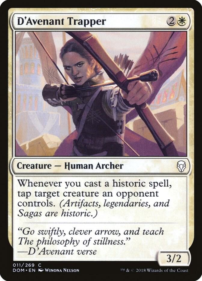 D'Avenant Trapper 11 card from Dominaria