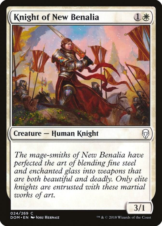Knight of New Benalia 24 card from Dominaria