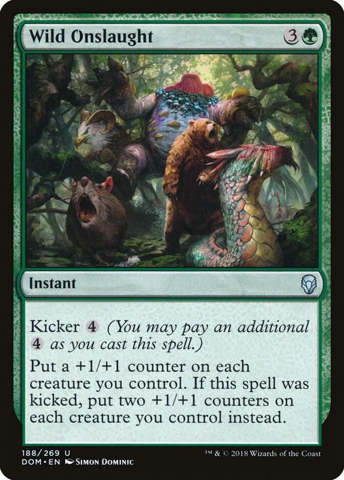Wild Onslaught 188 card from Dominaria