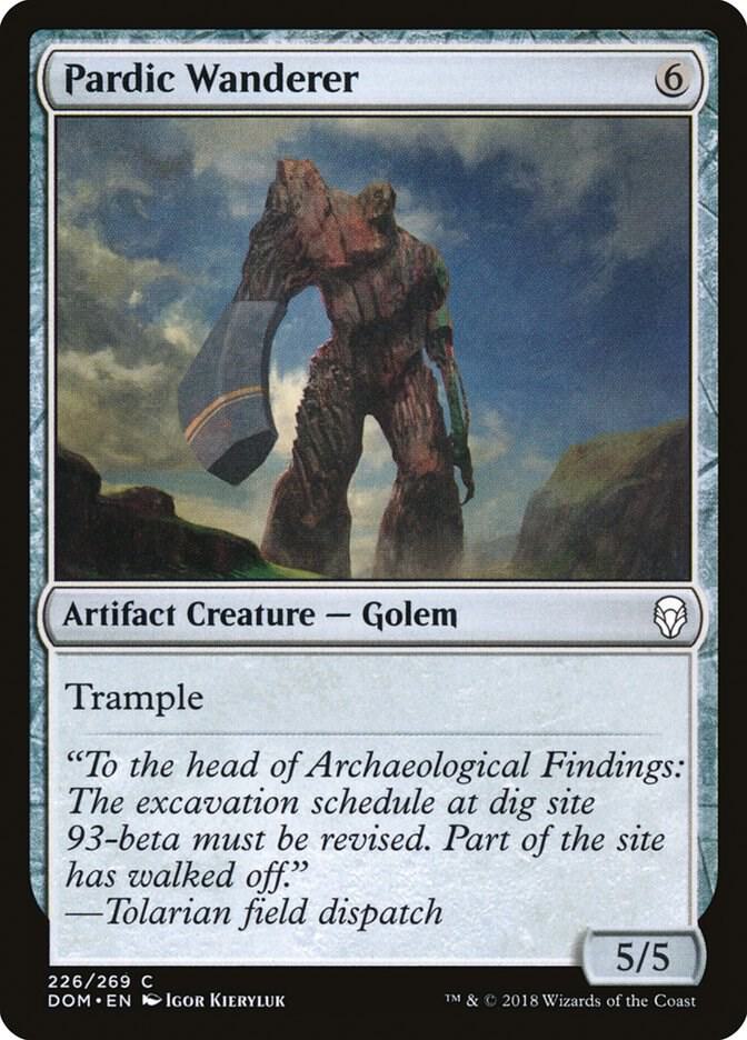 Pardic Wanderer 226 card from Dominaria