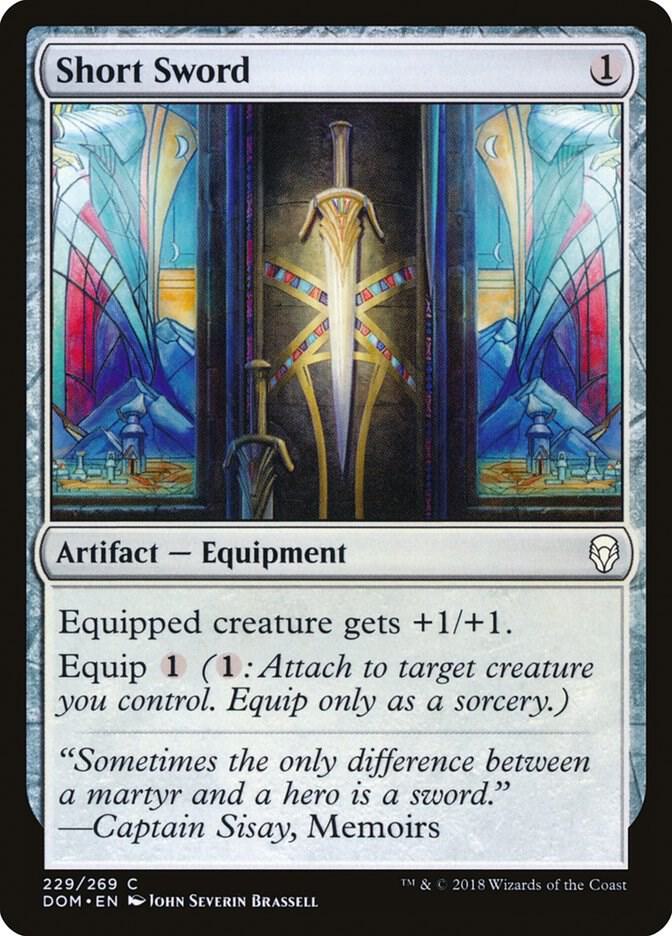 Short Sword 229 card from Dominaria