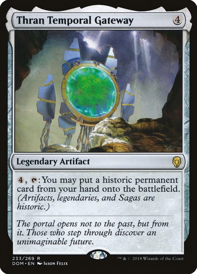 Thran Temporal Gateway 233 card from Dominaria