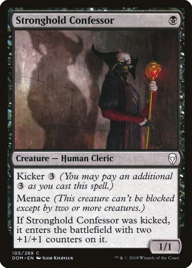 Stronghold Confessor 105 card from Dominaria