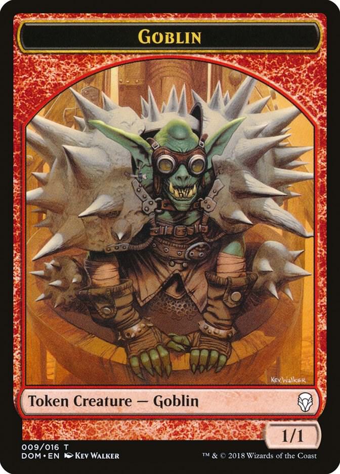 Goblin Token 9 card from Dominaria