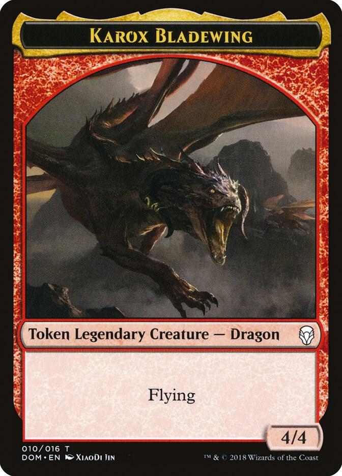 Karox Bladewing Token 10 card from Dominaria