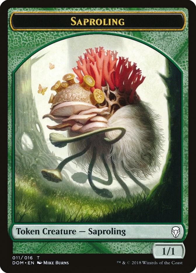 Saproling Token 11 card from Dominaria