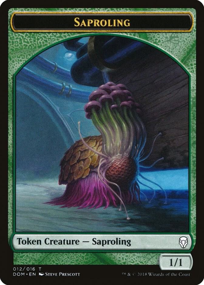 Saproling Token 12 card from Dominaria