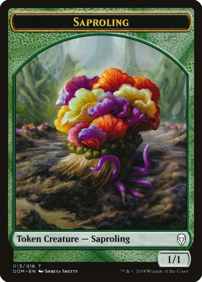 Saproling Token 13 card from Dominaria