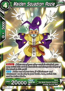 Maiden Squadron Rozie TB1-059 card from Tournament of Power