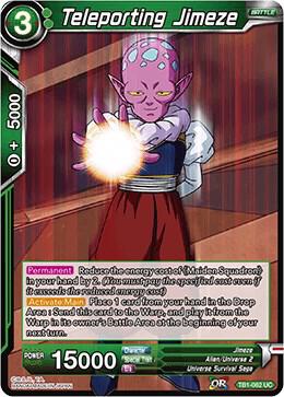 Teleporting Jimeze TB1-062 card from Tournament of Power