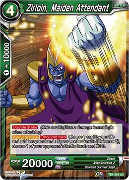 Zirloin, Maiden Attendant TB1-064 card from Tournament of Power