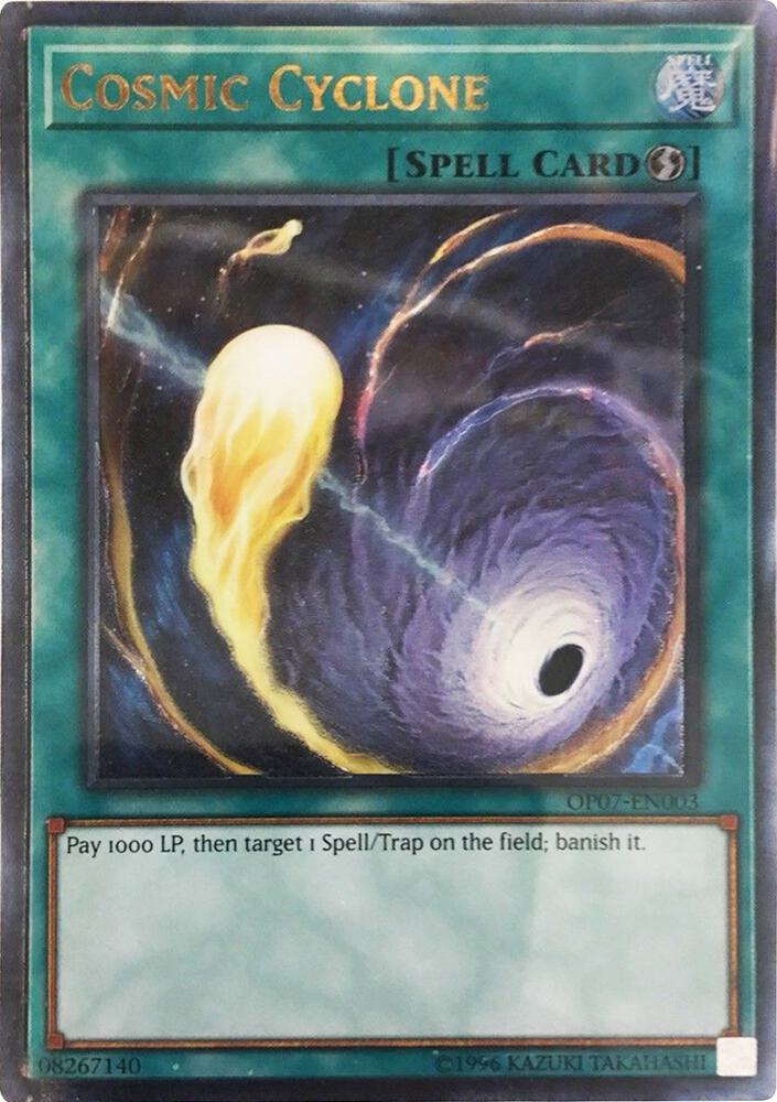 Cosmic Cyclone (UTR) OP07-EN003 card from OTS Tournament Pack 7