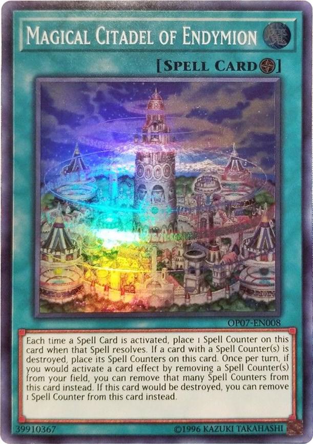 Magical Citadel of Endymion OP07-EN008 card from OTS Tournament Pack 7
