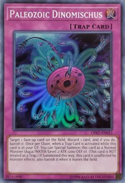 Paleozoic Dinomischus OP07-EN011 card from OTS Tournament Pack 7
