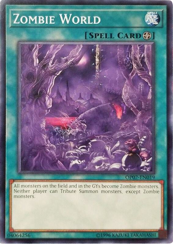 Zombie World OP07-EN019 card from OTS Tournament Pack 7