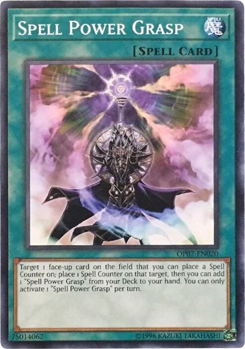 Spell Power Grasp OP07-EN020 card from OTS Tournament Pack 7