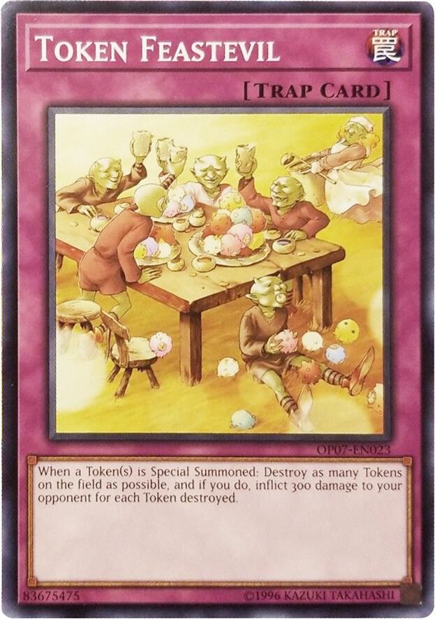Token Feastevil OP07-EN023 card from OTS Tournament Pack 7