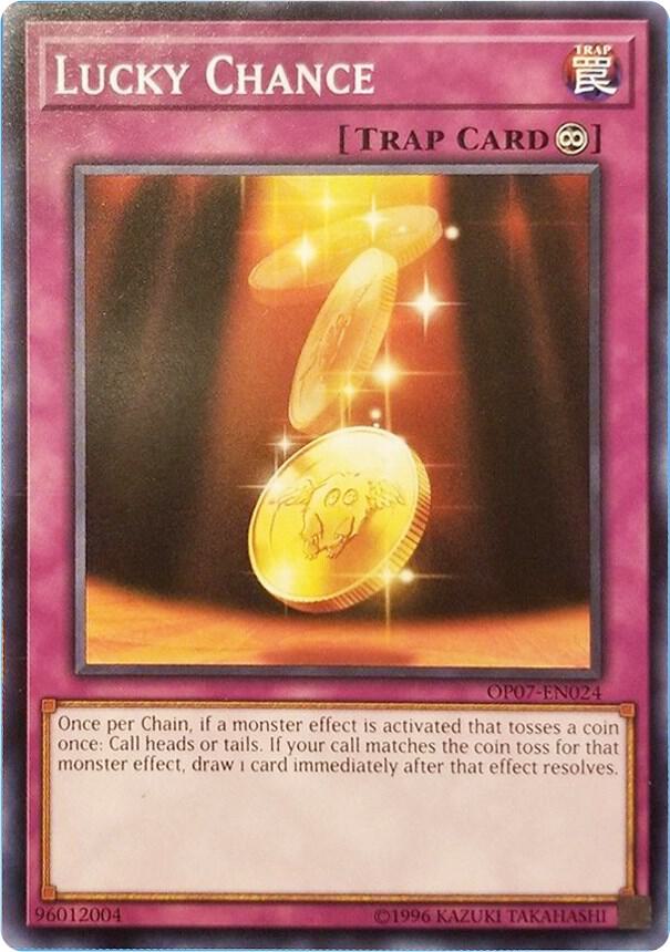 Lucky Chance OP07-EN024 card from OTS Tournament Pack 7